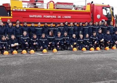jeunes sapeurs pompiers Dauphiné EST